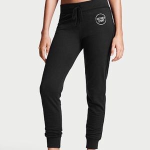Victoria’s Secret Sport black cotton joggers